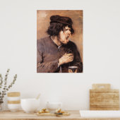 Adriaen Brouwer The Bitter Draft Poster (Keuken)