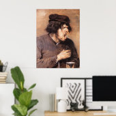 Adriaen Brouwer The Bitter Draft Poster (Thuiskantoor)