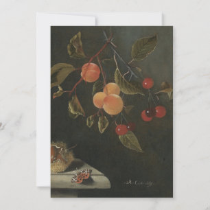 Adriaen Coorte - Nog steeds leven met een vlinder, Kaart