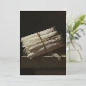 Adriaen Coorte - Stilleven met Asparagus Kaart (Staand voorkant)