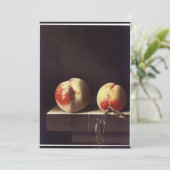 Adriaen Coorte - Two Peaches Kaart (Staand voorkant)