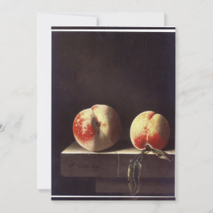 Adriaen Coorte - Two Peaches Kaart