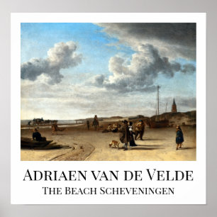 Adriaen van de Velde Het Poster Beach Scheveningen