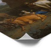 Adriaen van de Velde - Pastoral Landscape Poster (Hoek)