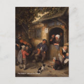 Adriaen van Ostade The Violinist Briefkaart (Voorkant)