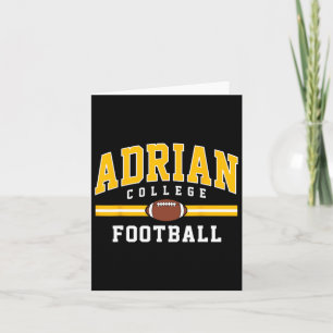 Adrian College Football Arch ontwerp voor mij Kaart