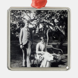 Adrian en Virginia Stephen, 1900 Metalen Ornament