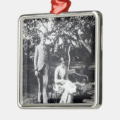 Adrian en Virginia Stephen, 1900 Metalen Ornament (Links)