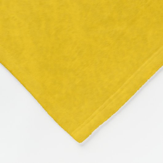 Adrian - Geel Fleece Deken (Hoek)