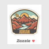 Adrian, Georgia Sticker (Vel)