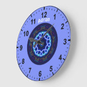 ADRIAN Gepersonaliseerd ~ Fractaal ruimtewiel ~ Gr Grote Klok (Hoek)