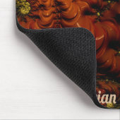 ADRIAN ~ Gepersonaliseerde fractal ~ aardse wormen Muismat (Hoek)