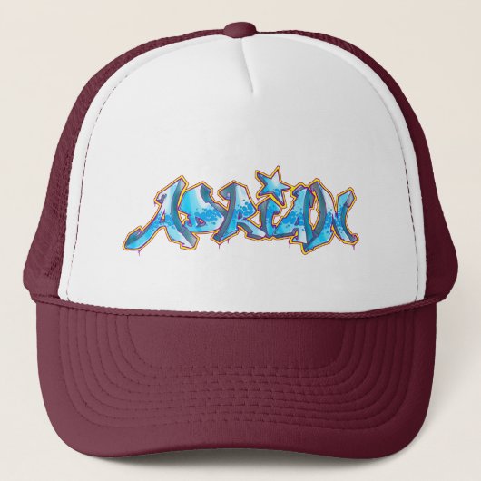 ADRIAN Graffiti Name - Trucker Pet (Voorkant)