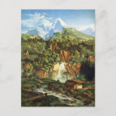 Adrian Ludwig Richter - The Watzmann Briefkaart (Voorkant)