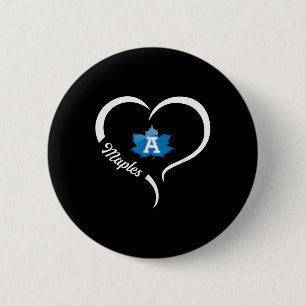 Adrian Maples Logo Half Heart Slogan Hs Ronde Button 5,7 Cm