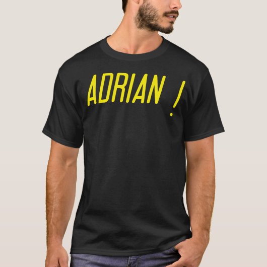 ADRIAN!! T-SHIRT (Voorkant)
