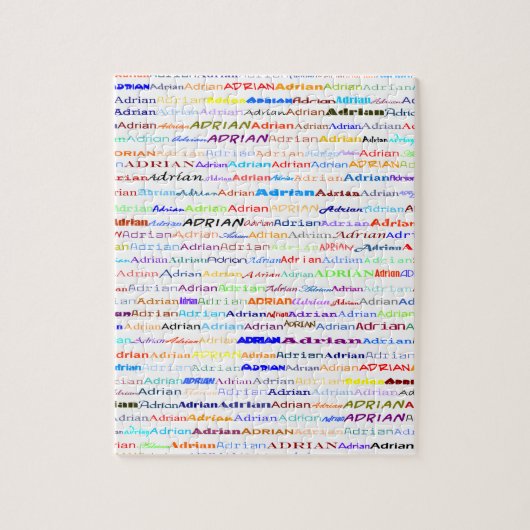 Adrian Text Design II Legpuzzel (Verticaal)