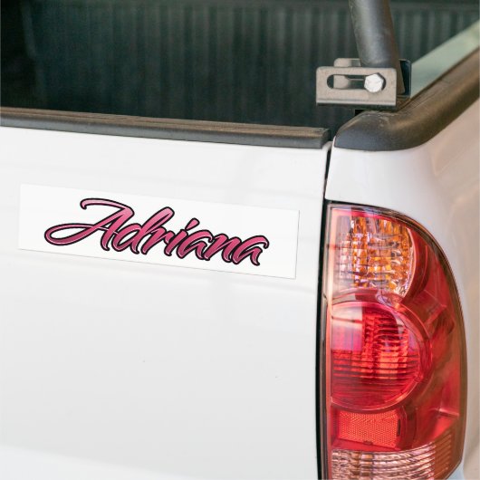 Adriana faded roze Aufkleber Sticker (Op Truck)