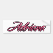 Adriana faded roze Aufkleber Sticker (Voorkant)