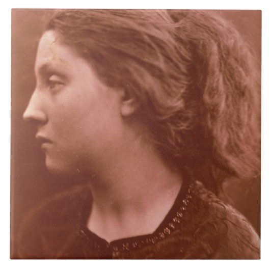 Adriana (foto sepia) tegeltje (Voorkant)