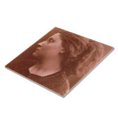 Adriana (foto sepia) tegeltje (Zijkant)