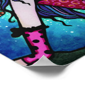 Adriana Mermaid Tropical Fantasy Art Poster (Hoek)