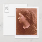 Adriana (sepia foto) briefkaart (Voorkant / Achterkant)