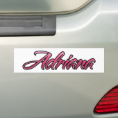 Adriana vervaagde roze Aufkleber Sticker (Op auto)