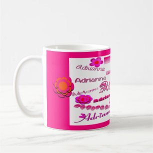 Adrianna Floral Pop Art Koffiemok
