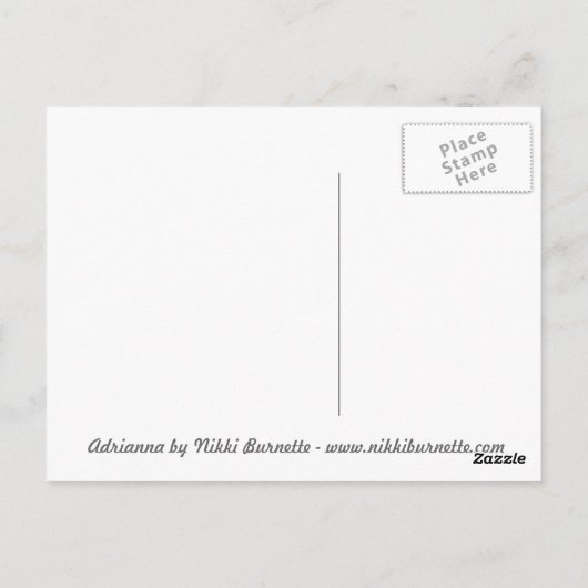 Adrianna - Halloween Witch Briefkaart (Achterkant)