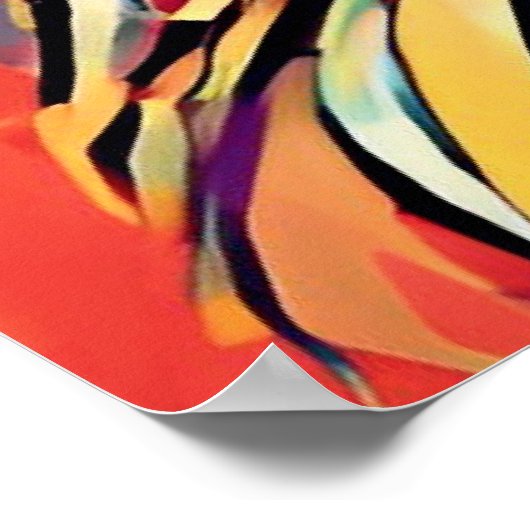 Adrianne ziet er goed Pop Art Poster (Hoek)