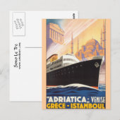 Adriatica Line Briefkaart (Voorkant / Achterkant)