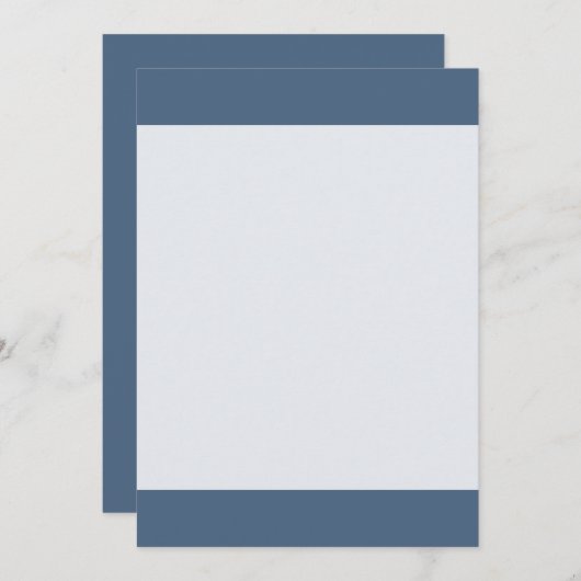 Adriatische blauwe kleur (Voorkant / Achterkant)