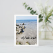 Adriatische kust briefkaart (Staand voorkant)