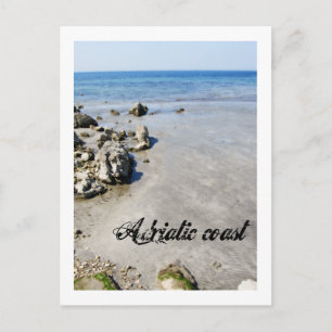 Adriatische kust briefkaart