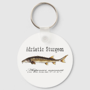 Adriatische Sturgeon Item Sleutelhanger