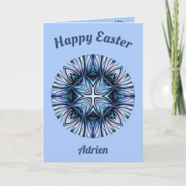 ADRIEN ~ Paaskaart ~ Shades of Blue and White Feestdagen Kaart