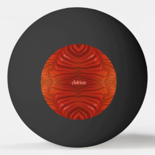 ADRIEN ~ Tangerine Oranje Rood ~ Pingpongbal