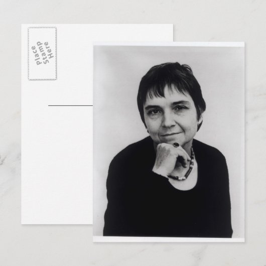 Adrienne Cecile Rich, jaren zeventig Briefkaart (Voorkant / Achterkant)