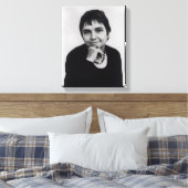 Adrienne Cecile Rich, jaren zeventig Canvas Afdruk (Insitu (Slaapkamer))