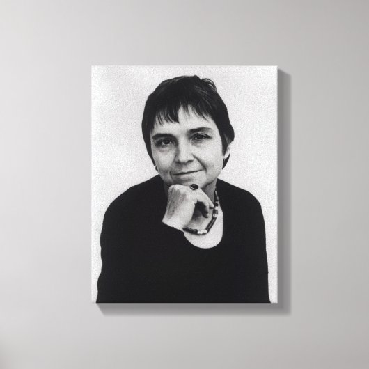 Adrienne Cecile Rich, jaren zeventig Canvas Afdruk (Voorkant)