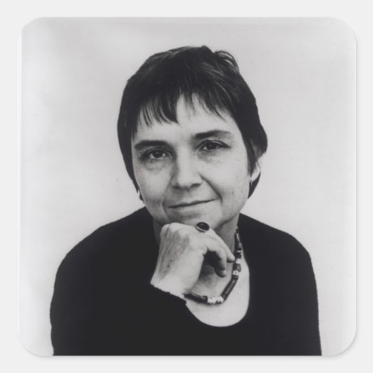 Adrienne Cecile Rich, jaren zeventig Vierkante Sticker (Voorkant)