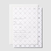 Adrienne eenvoudige moderne bruiloft vellum uitnodigingen (Offset (Uitnodiging))