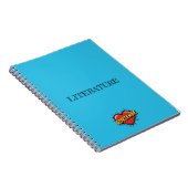 Adrienne Heart Blue Notitieboek (Rechterzijde)