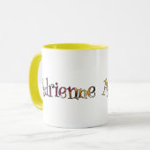 Adrienne's Colorful Fun Mok (Voorkant links)