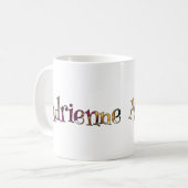 Adrienne's Colorful Fun Mok (Voorkant links)