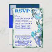 Adrienne's RSVP Uitnodiging Briefkaart (Voorkant / Achterkant)