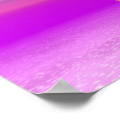 Adrift, Abstracte goudhedoceaan Poster (Hoek)
