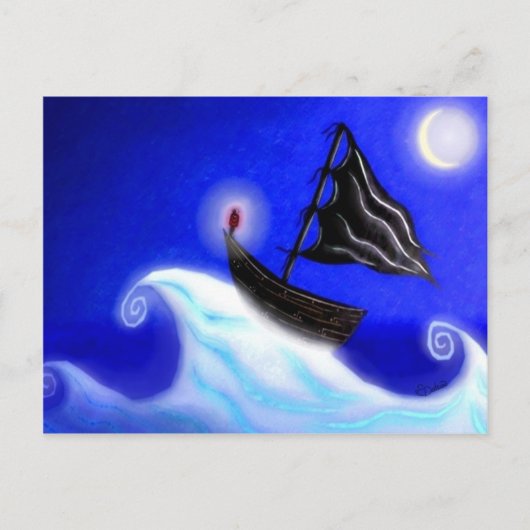 Adrift Briefkaart (Voorkant)