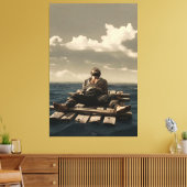 Adrift canvas print (Insitu (Woonkamer))